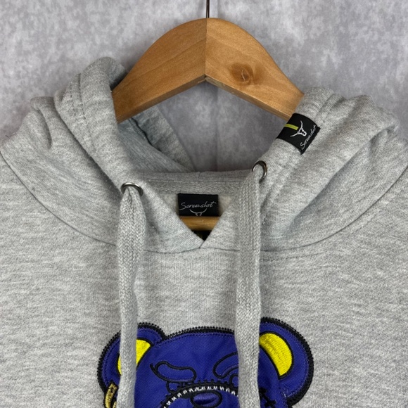 Screenshot Brand Men’s Extra Bear Camo Accent Grey Pullover Hoodie Size XXL - Picture 2 of 12